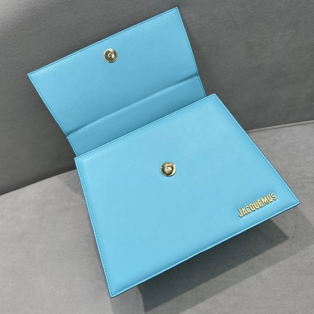 handle Jacquemus Le Grand Blue Bag - Hình 8