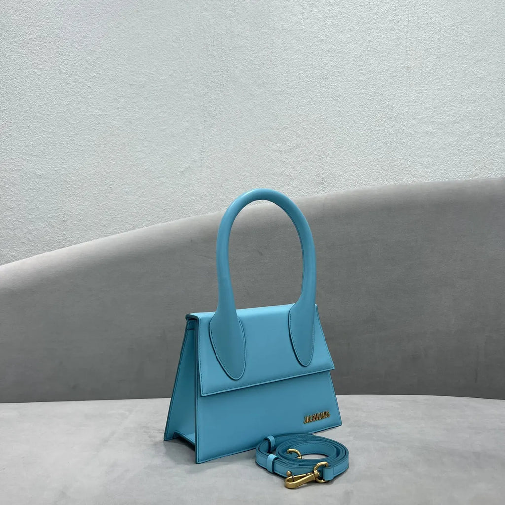 handle Jacquemus Le Grand Blue Bag - Hình 3