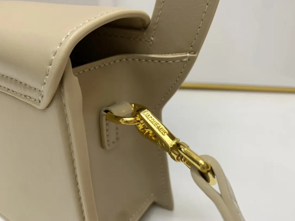 Jacquemus Beige Round Handle Bag - Hình 8