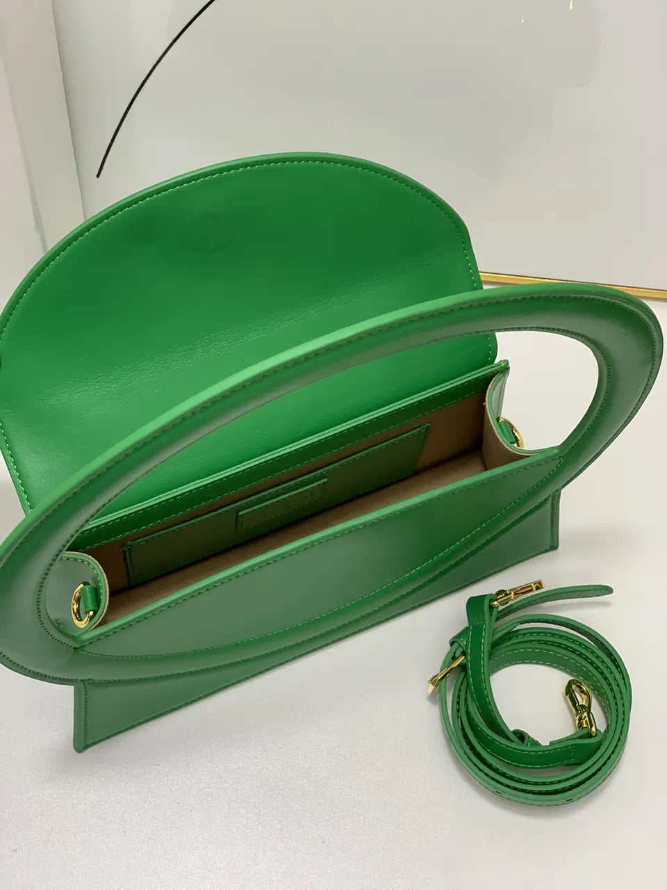 Jacquemus Green Le Rond Carré - Hình 6