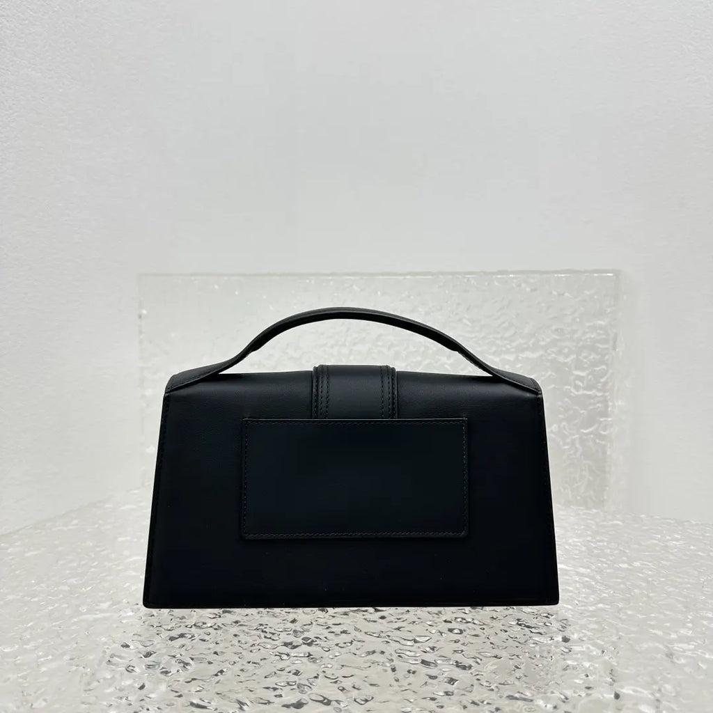 Jacquemus Black Leather Bag le - Hình 3