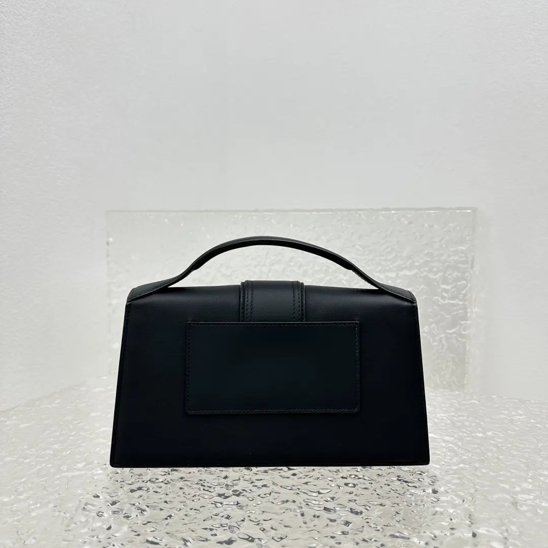 Jacquemus Black Leather Bag le - Hình 3
