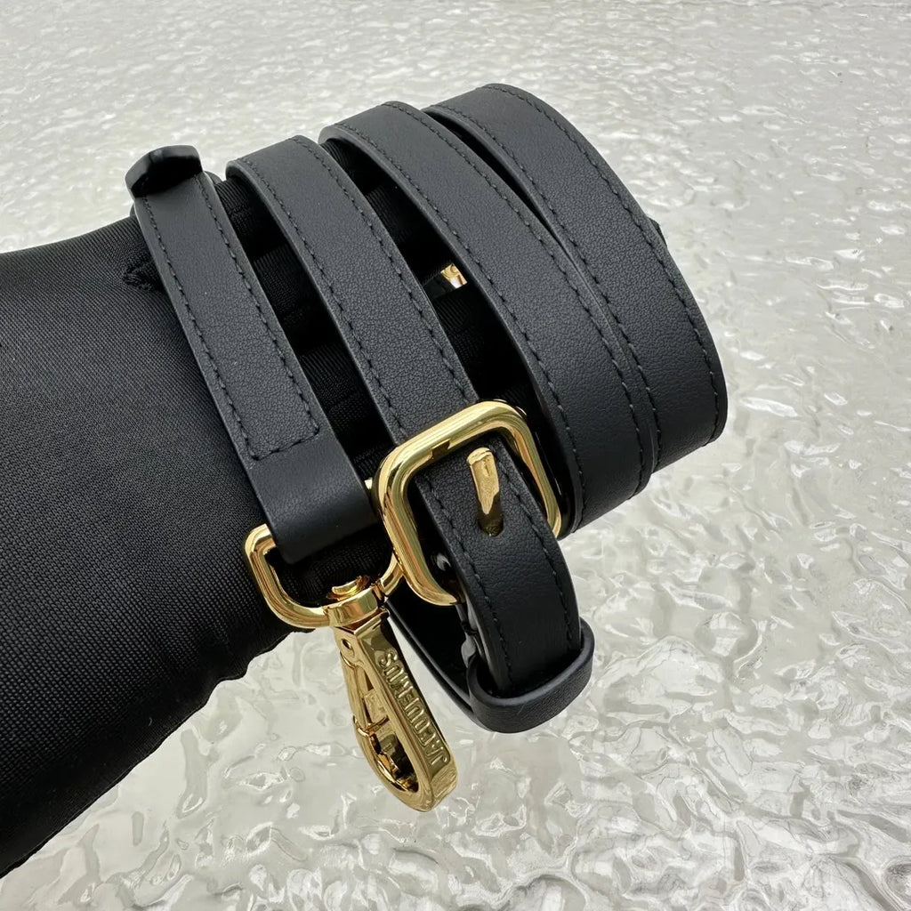 Jacquemus Black Leather Bag le - Hình 9