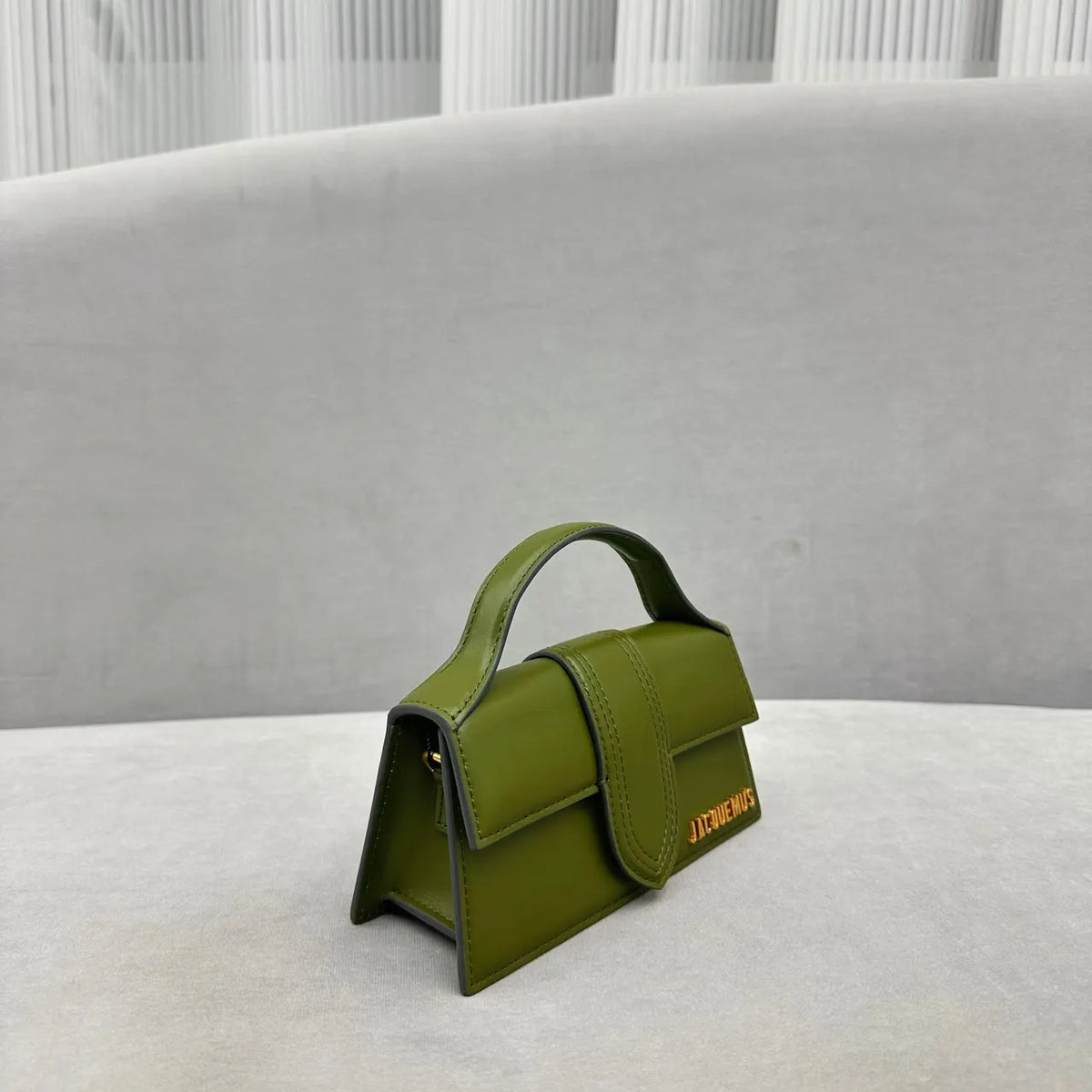 Jacquemus Olive Green 'Le Chiquito' Bag - Hình 3