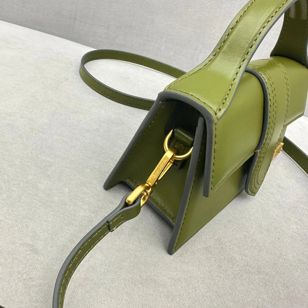 Jacquemus Olive Green 'Le Chiquito' Bag - Hình 6