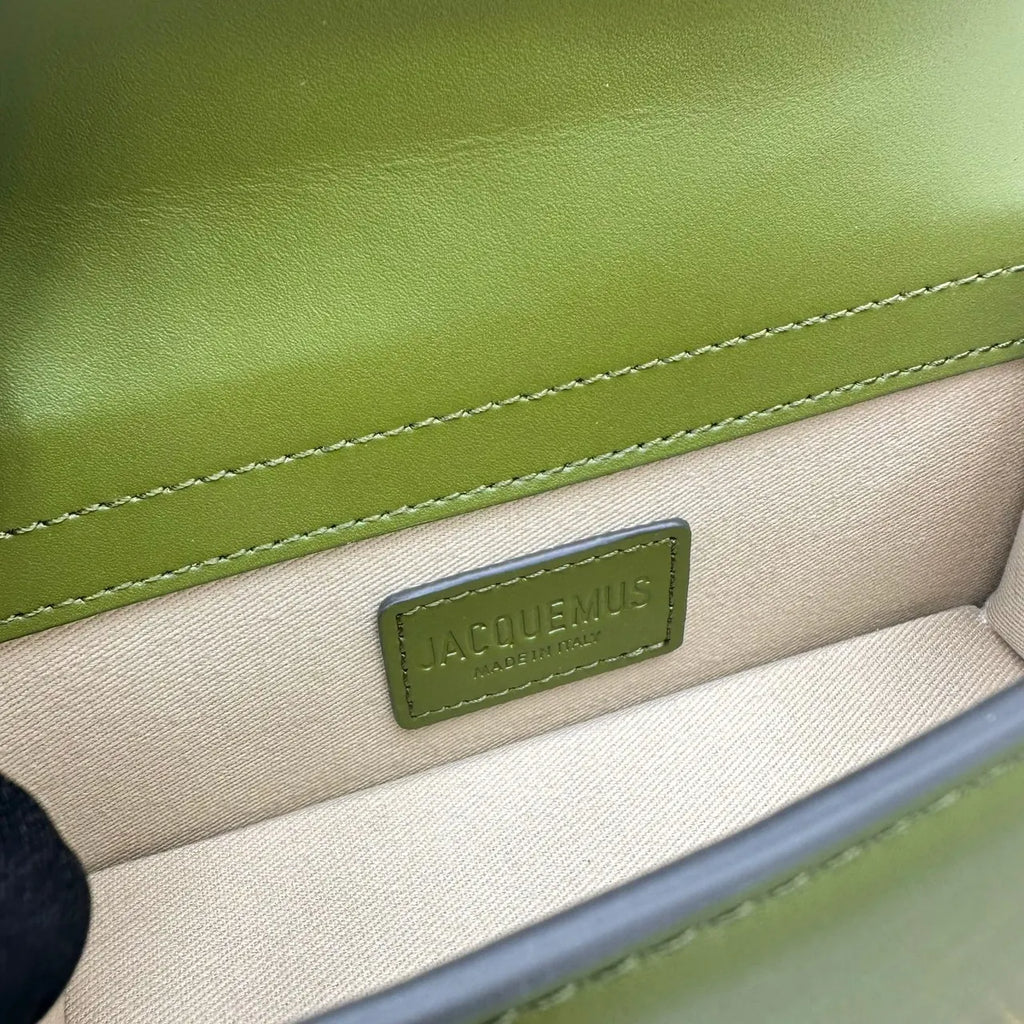 Jacquemus Olive Green 'Le Chiquito' Bag - Hình 9
