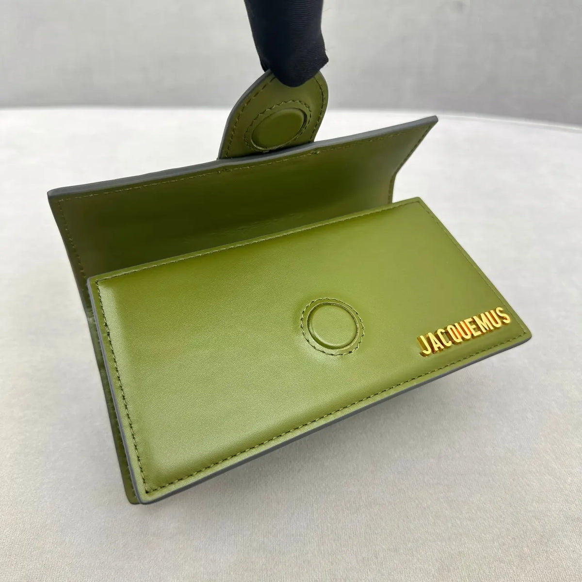 Jacquemus Olive Green 'Le Chiquito' Bag - Hình 7