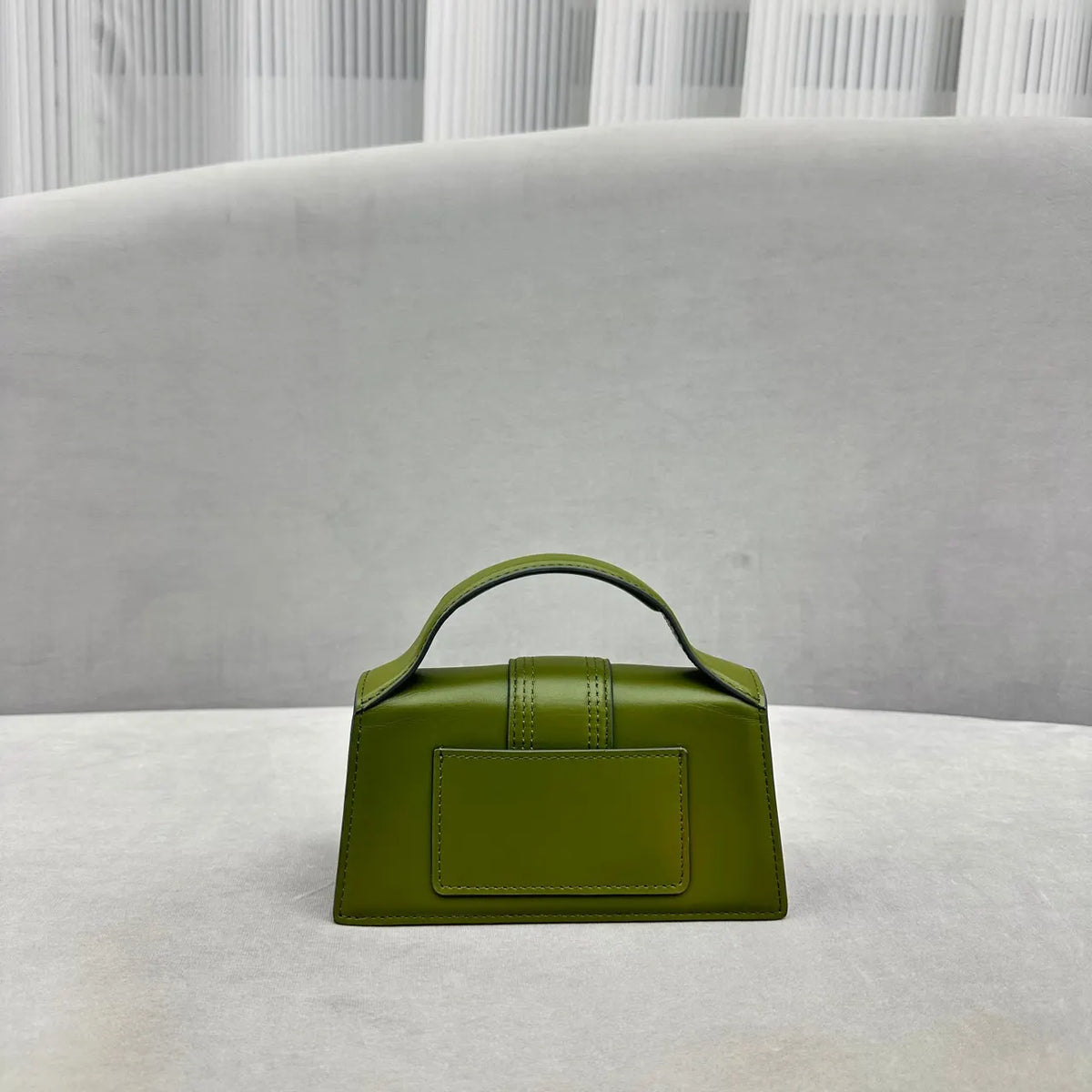 Jacquemus Olive Green 'Le Chiquito' Bag - Hình 2
