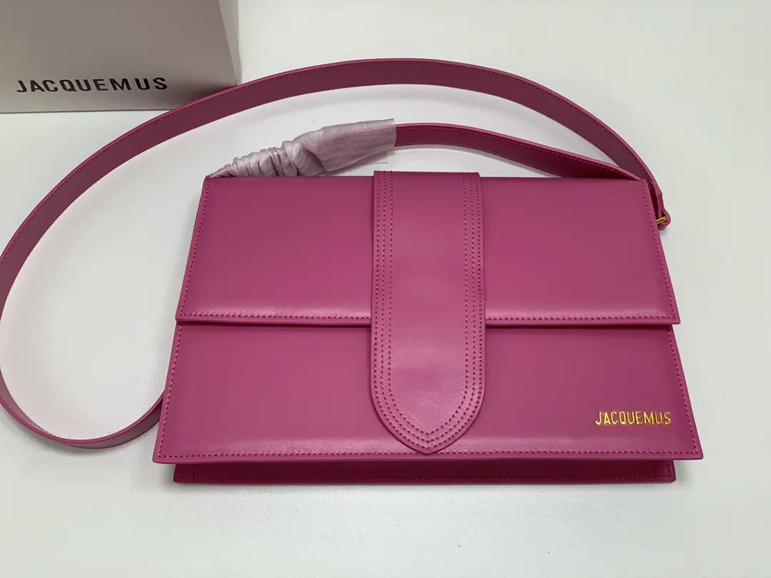 smooth Jacquemus Le Grand Fuchsia Bag - Hình 4