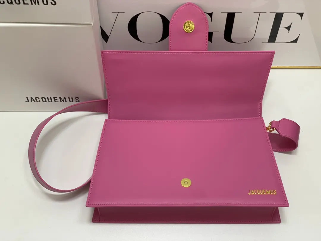 smooth Jacquemus Le Grand Fuchsia Bag - Hình 6