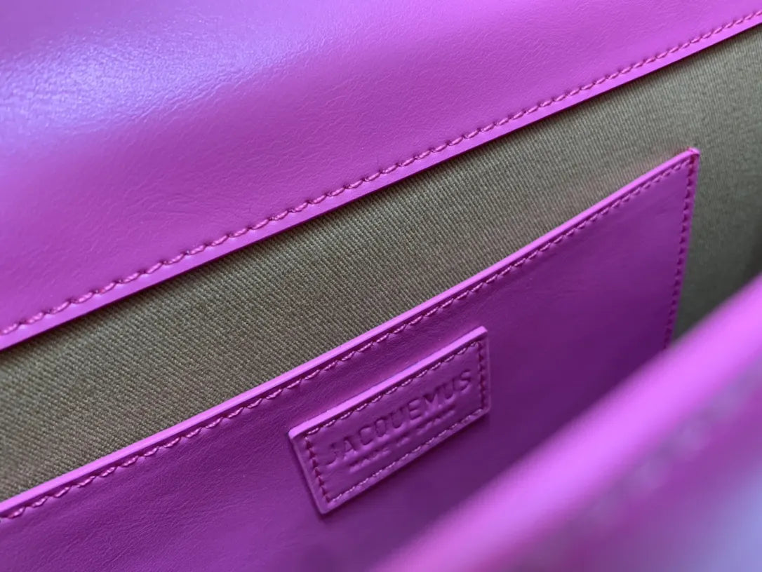 smooth Jacquemus Le Grand Fuchsia Bag - Hình 5