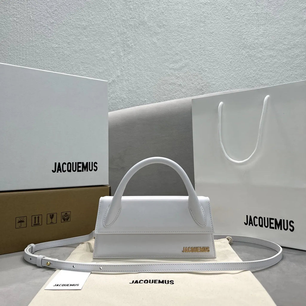 Jacquemus White Leather Bag le