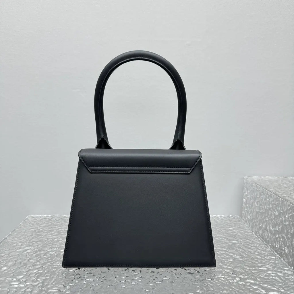Jacquemus Black Mini Leather Bag - Hình 5