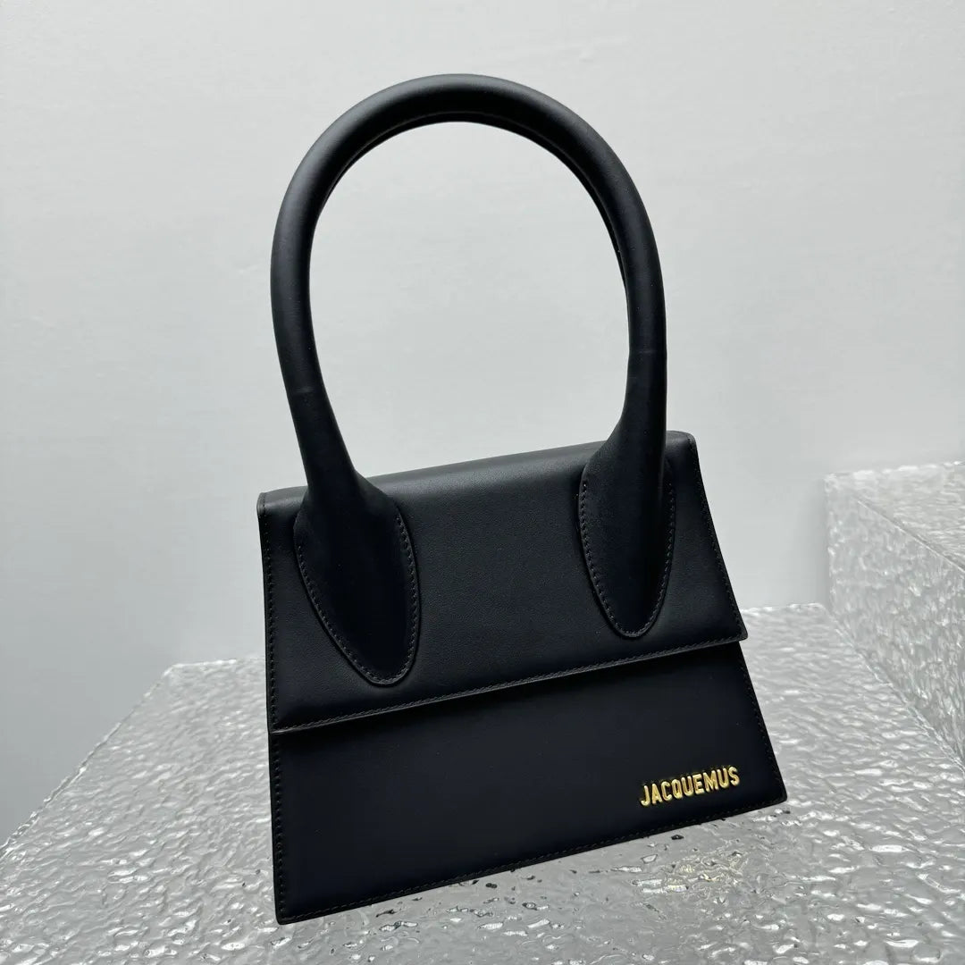 Jacquemus Black Mini Leather Bag - Hình 10