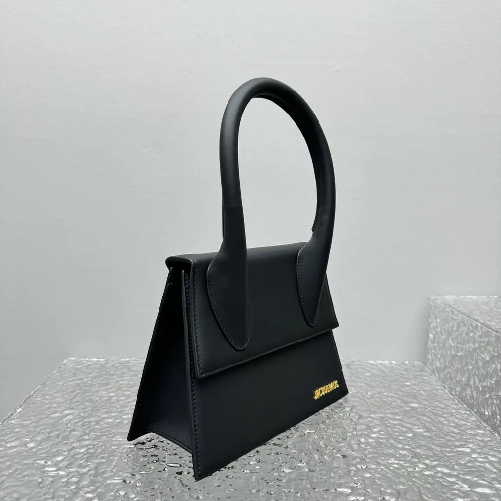 Jacquemus Black Mini Leather Bag - Hình 6