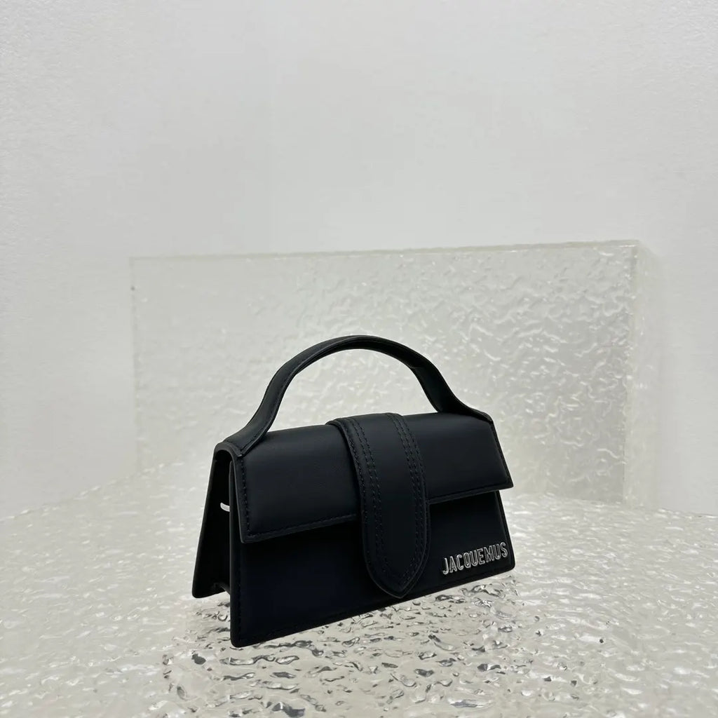 Jacquemus Matte Black Micro Bag - Hình 3