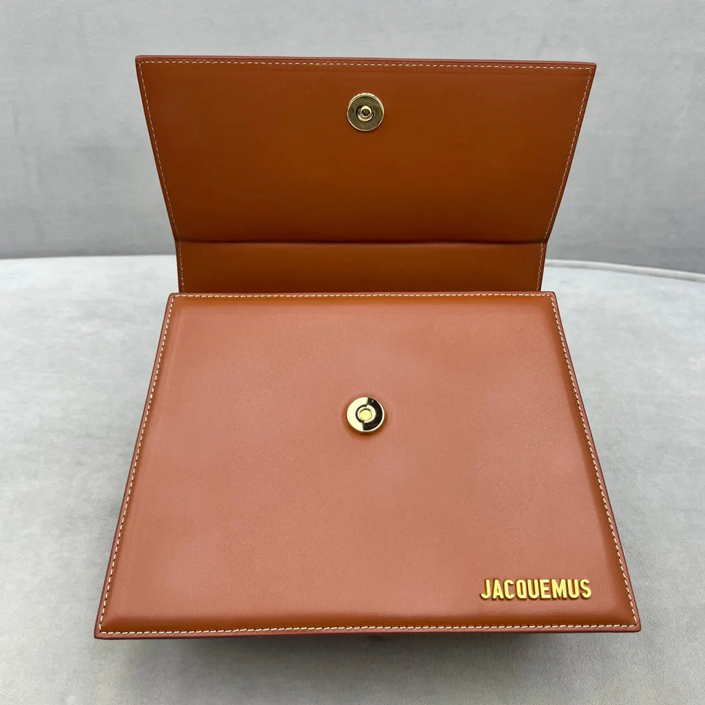le Jacquemus Tan Leather Bag - Hình 8