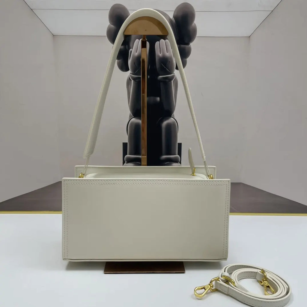 handle Jacquemus White 'Le Vanity' Bag - Hình 3