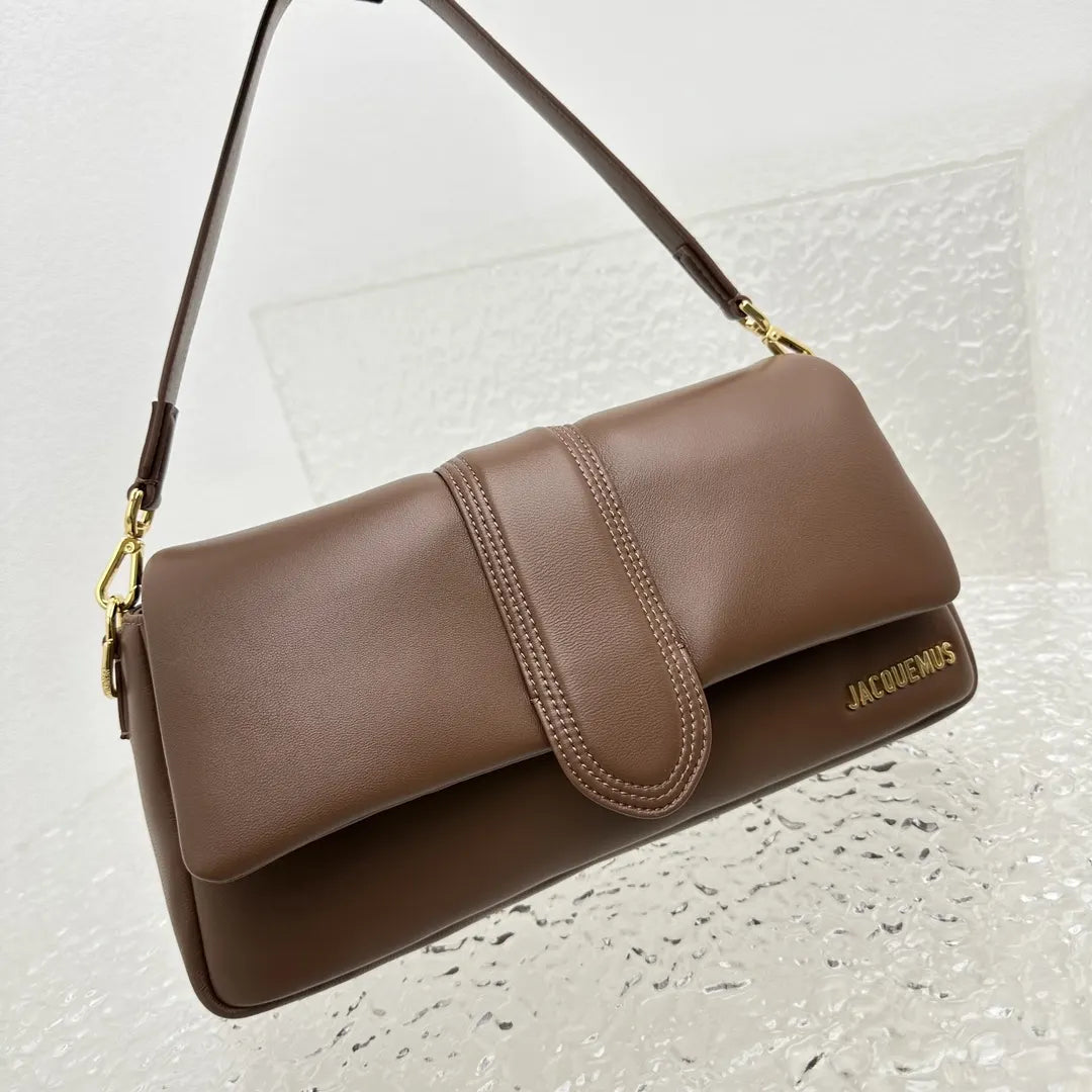 Jacquemus Brown Le Bisou Bag - Hình 4