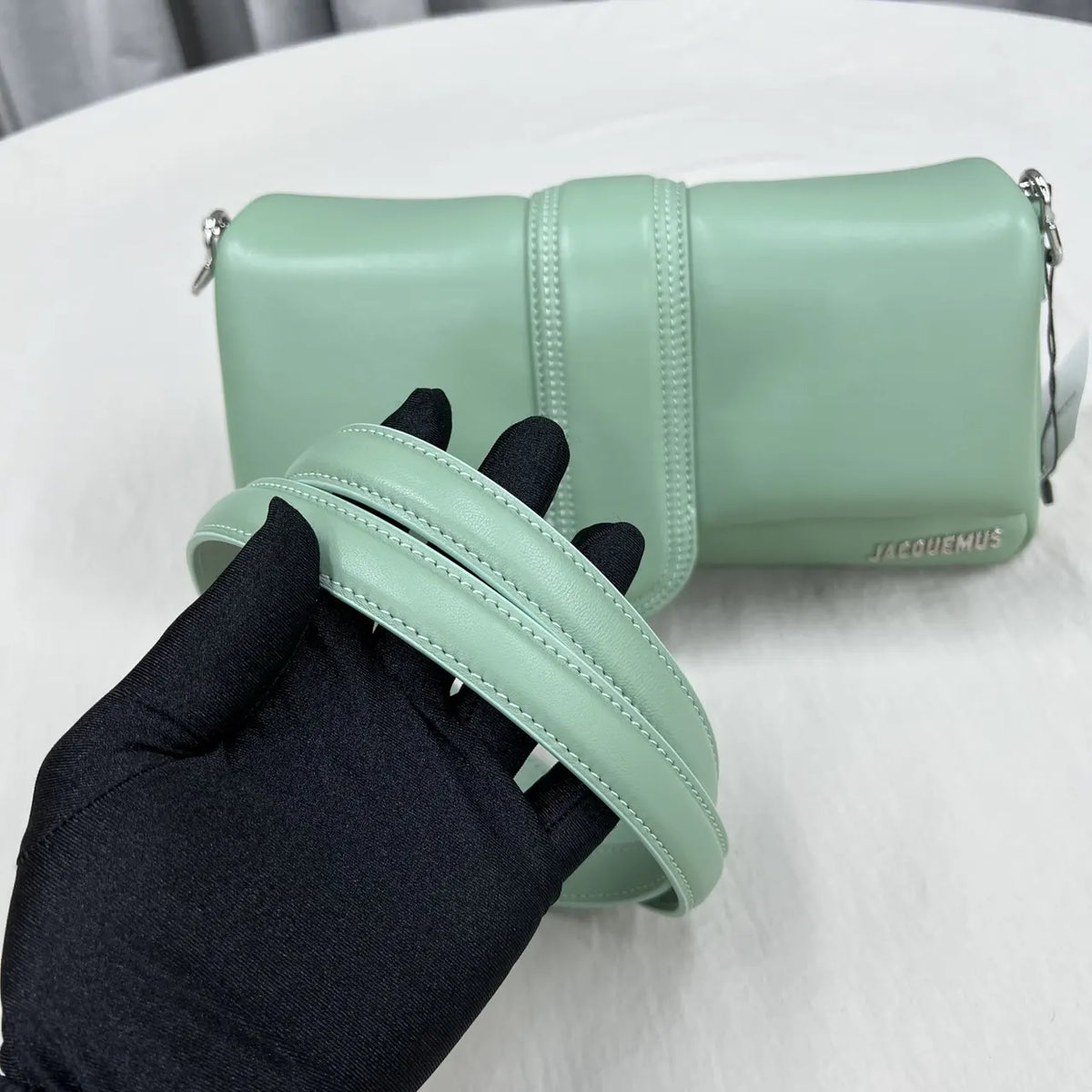pistachio Jacquemus Le Bello Bag - Hình 6