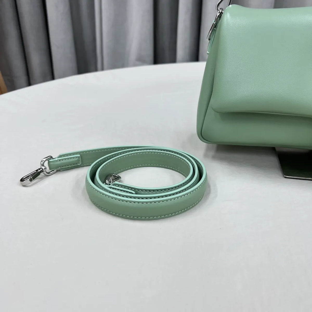 pistachio Jacquemus Le Bello Bag - Hình 9