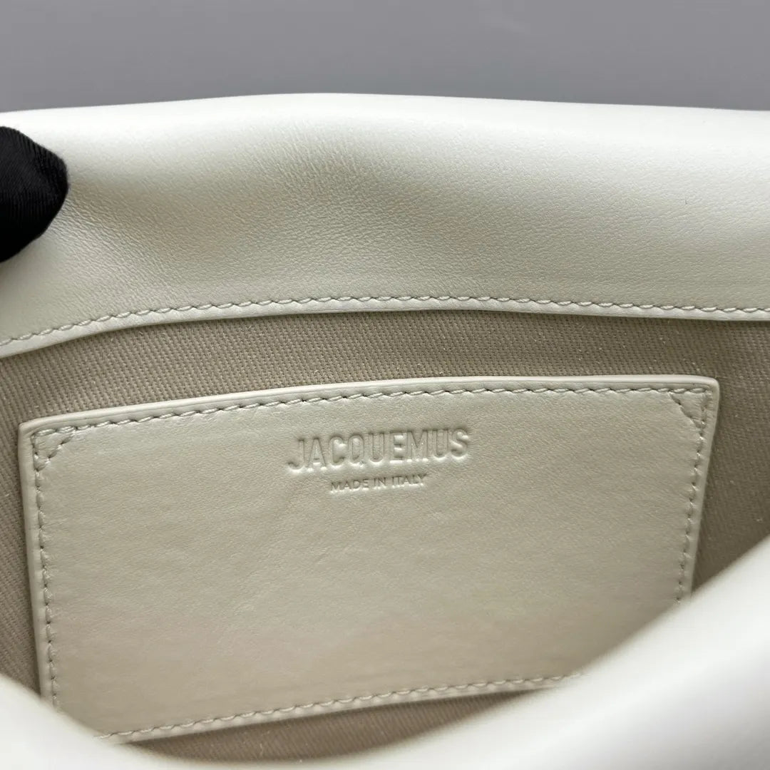 Jacquemus Cream Le Pichou Bag - Hình 4