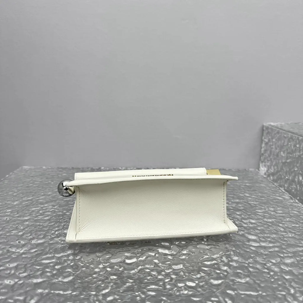 Jacquemus Cream Le Pichou Bag - Hình 8