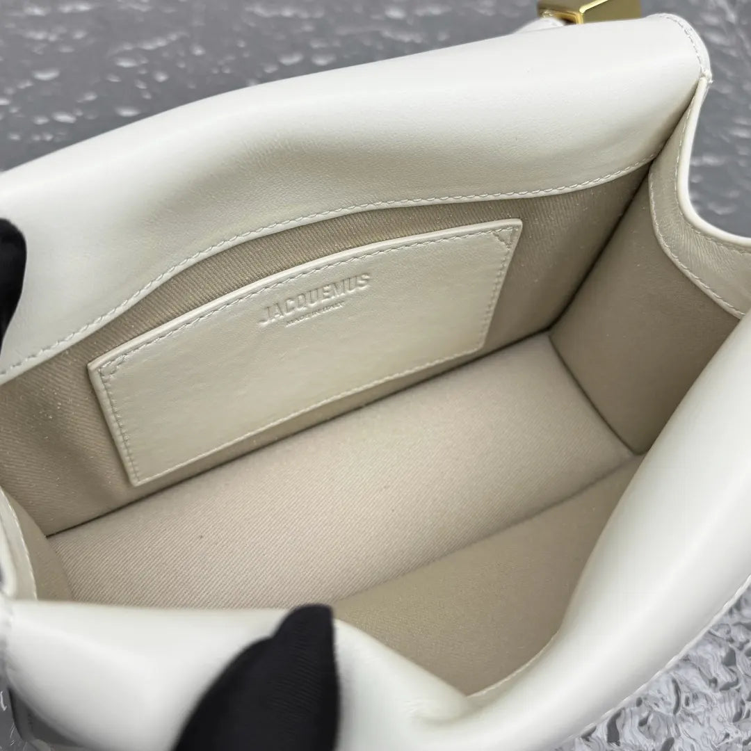 Jacquemus Cream Le Pichou Bag - Hình 3