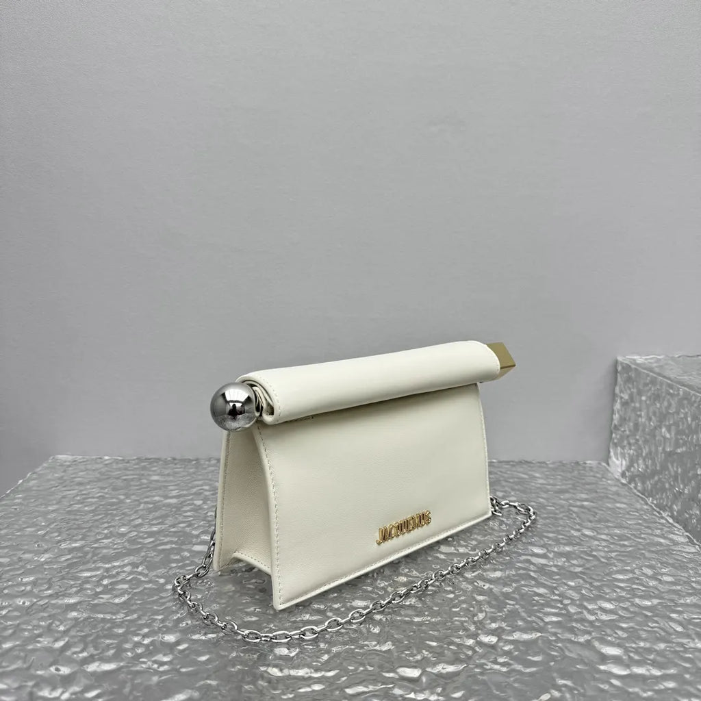 Jacquemus Cream Le Pichou Bag - Hình 6