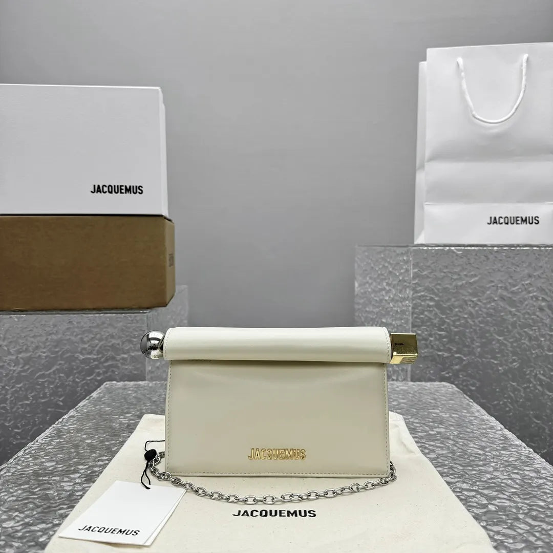Jacquemus Cream Le Pichou Bag
