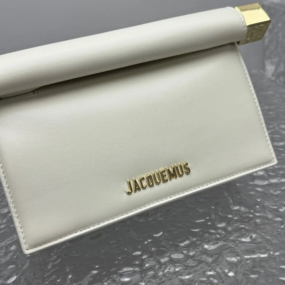Jacquemus Cream Le Pichou Bag - Hình 9