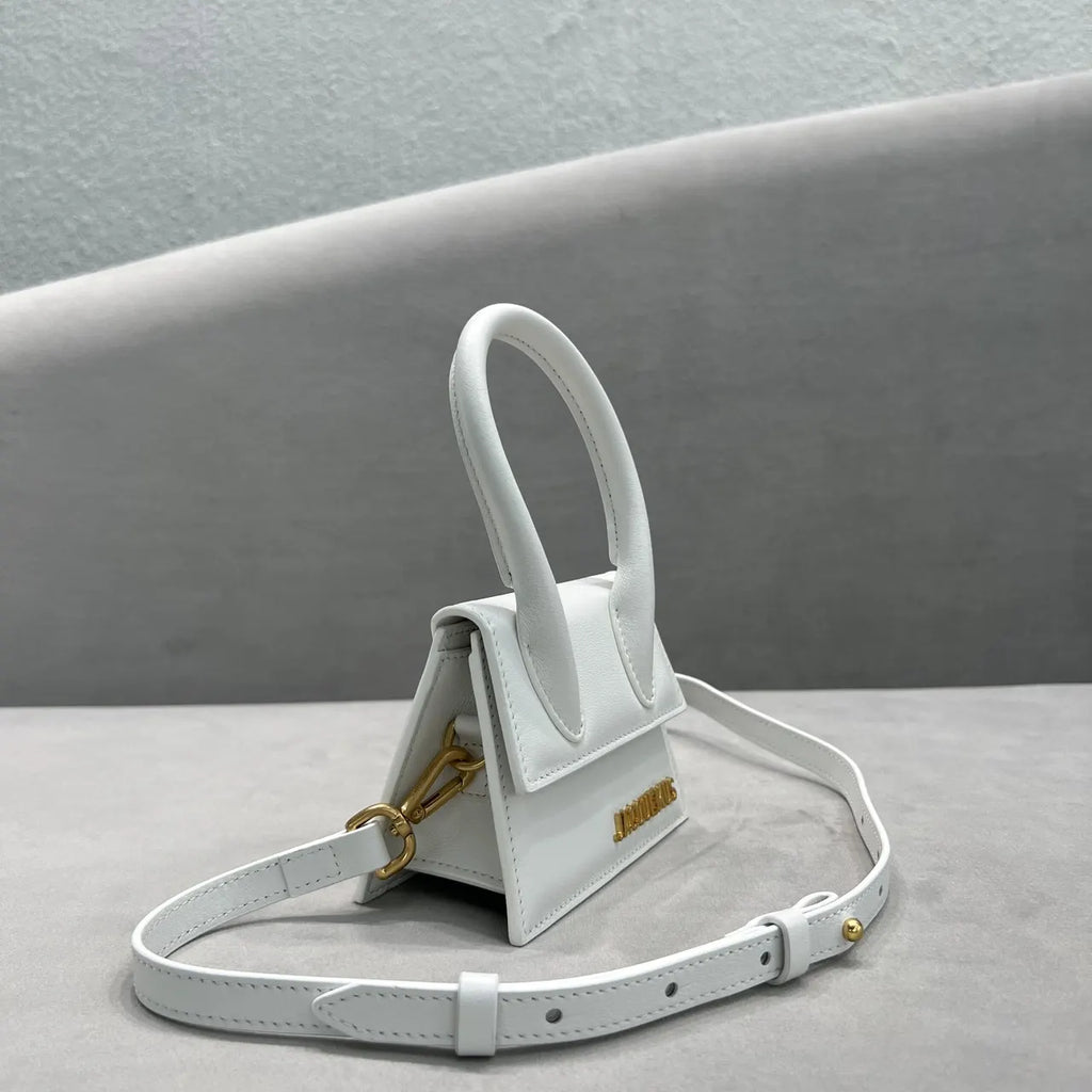 Jacquemus Mini White Bag - Hình 2