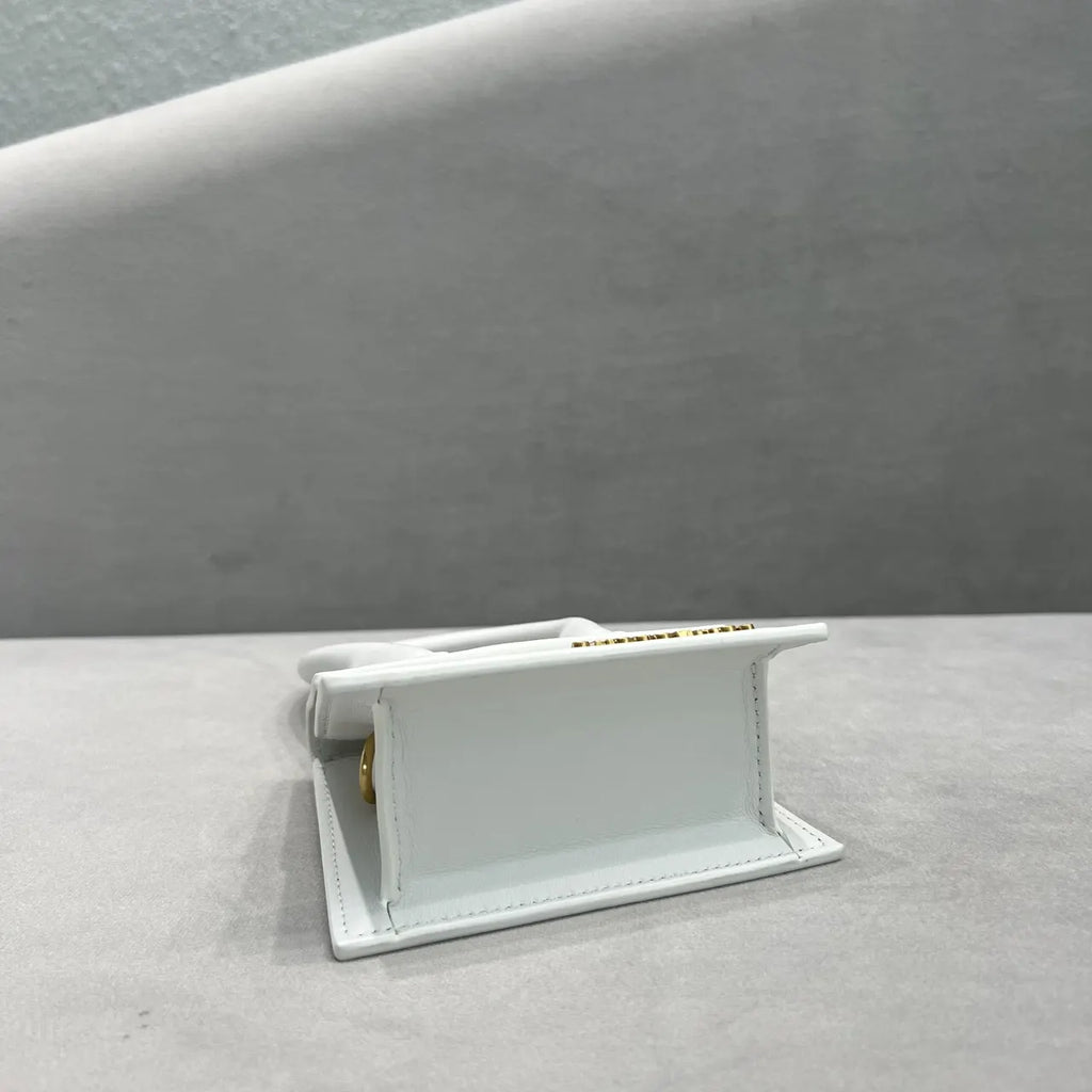 Jacquemus Mini White Bag - Hình 3