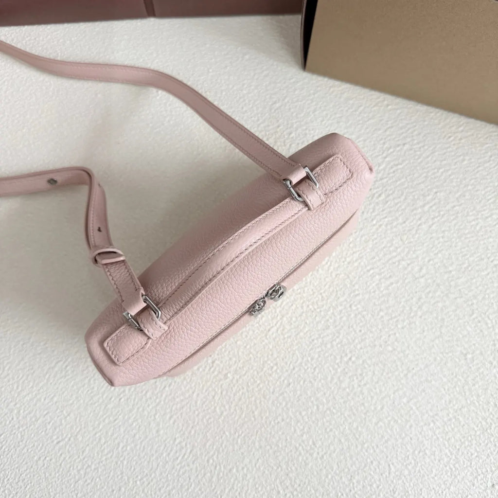 Loro Piana Powder Pink Leather Vanity - Hình 5