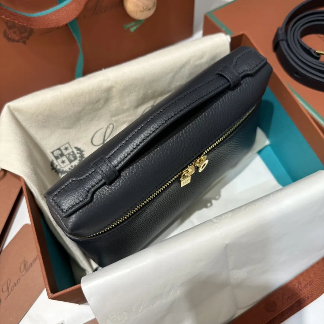 Loro Piana Navy Blue Vanity - Hình 4