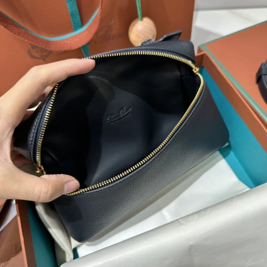 Loro Piana Navy Blue Vanity - Hình 6