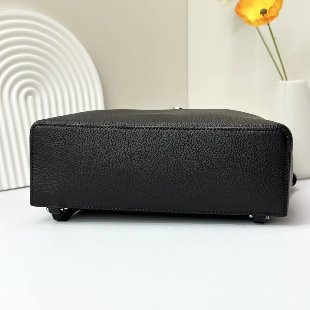 Loro Piana Black Leather Cube - Hình 4