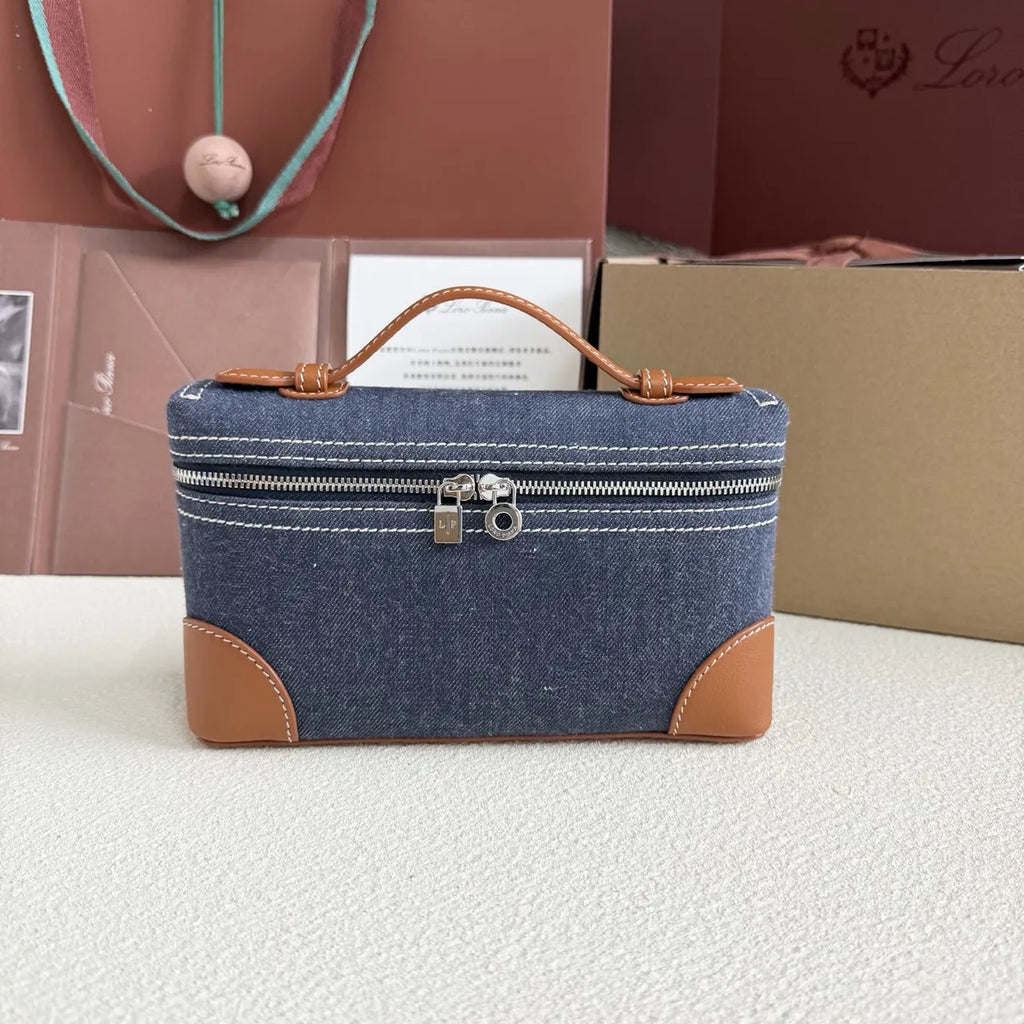 Loro Piana Denim Vanity Case