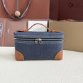 Loro Piana Denim Vanity Case