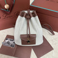 Loro Piana Cream Bucket Bag