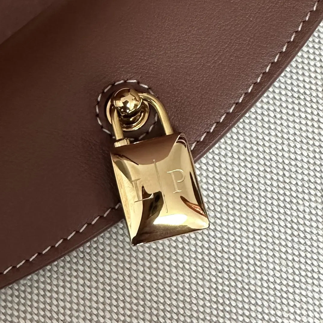 Loro Piana Duo-Tone Crossbody - Hình 6
