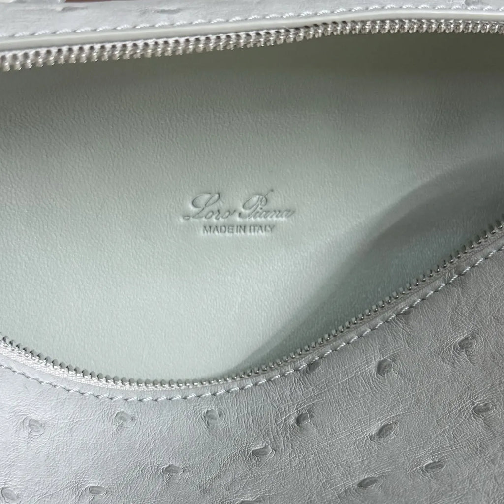 Loro Piana Pale Blue Ostrich - Hình 9