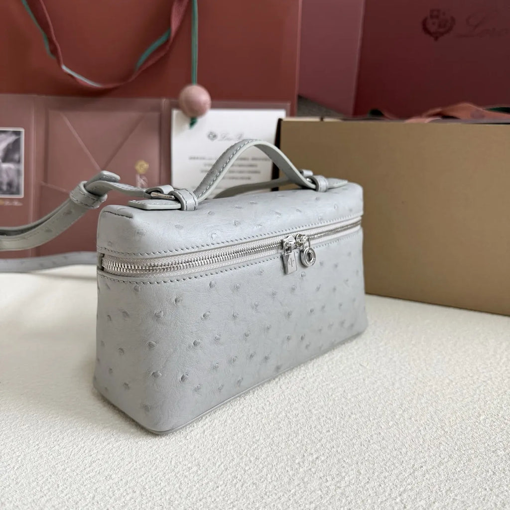 Loro Piana Pale Blue Ostrich - Hình 3