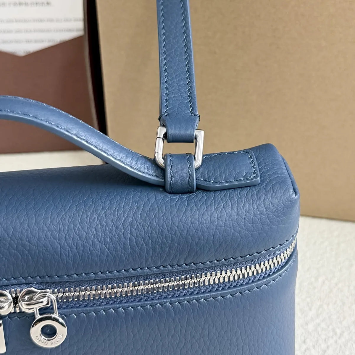 Loro Piana Denim Blue Vanity - Hình 8