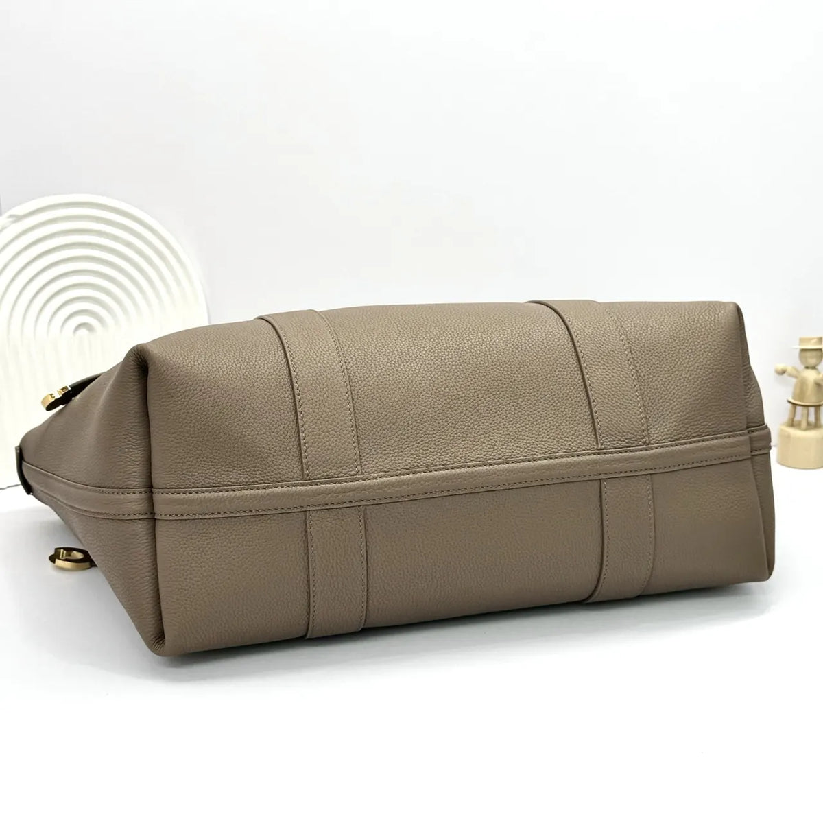 Loro Piana Mushroom Leather Tote - Hình 3