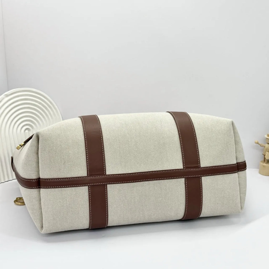 Loro Piana Linen Tote - Hình 4