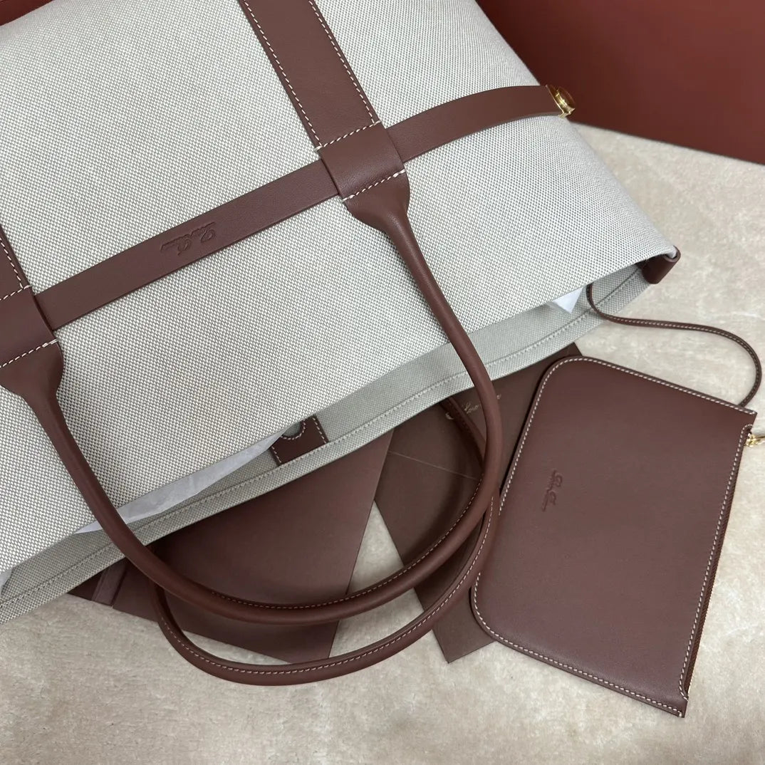 Loro Piana Cream Linen Bale - Hình 5