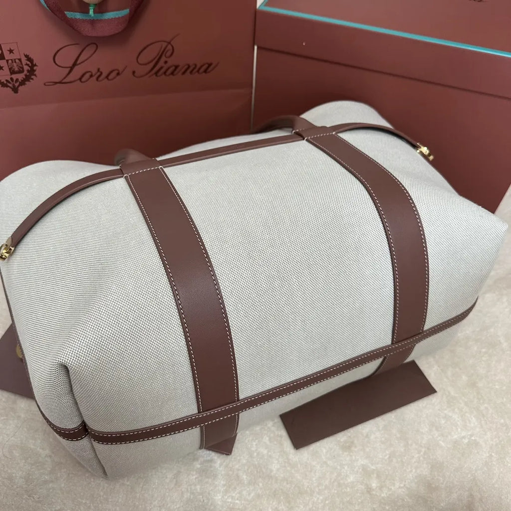 Loro Piana Cream Linen Bale - Hình 4