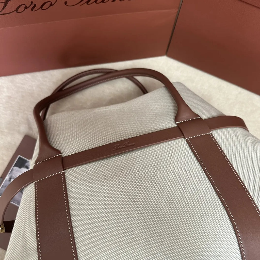 Loro Piana Cream Linen Bale - Hình 7