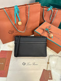 Loro Piana Black Zip Pouch